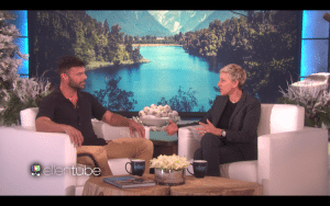 Ricky Martin on Ellen