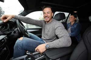 Sonny Bill Williams in a BMW