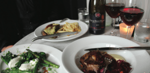 Food at Augustus Bistro