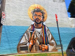 George Michael mural in Sydney