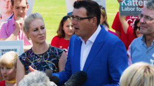 Premier Andrews speaking