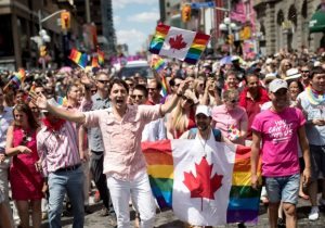 Toronto Pride march led by Justin Trudeau