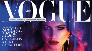 Valentina Sampaio on the cover of French Vogue