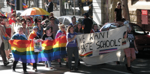 Safe Schools protest