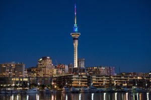SKYCITY Sky Tower Rainbow