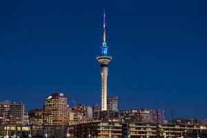 SKYCITY Sky Tower Rainbow