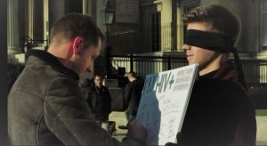 London George Hankers HIV Blindfold