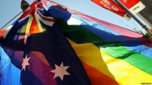 Australia marriage flag