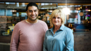 Venasio Leilua and Christine Hacksaw