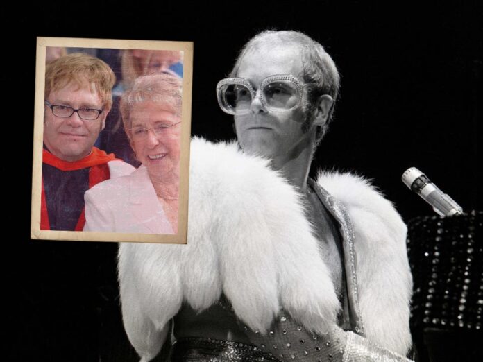 Elton John And Mother Elton John And Mother