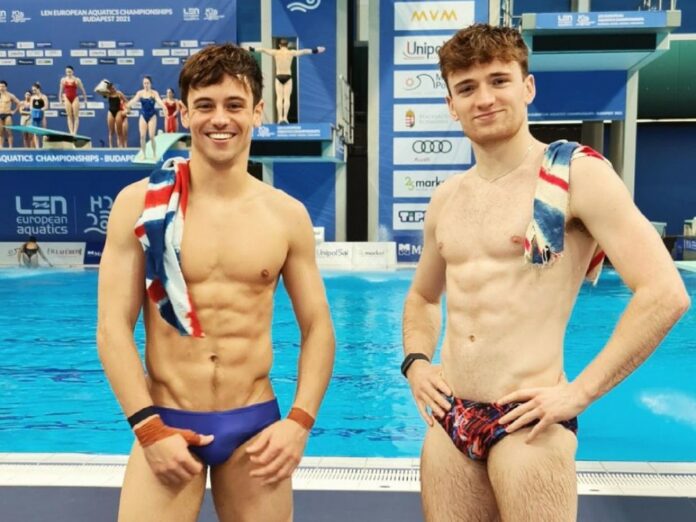Tom Daley and diving partner Matty Lee Tom Daley and diving partner Matty Lee