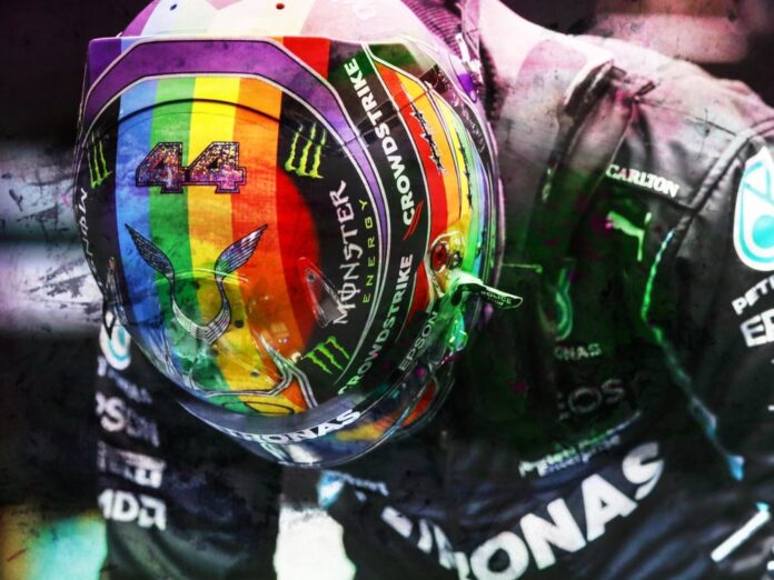 Lewis Hamilton Progress Pride Flag Lewis Hamilton Progress Pride Flag