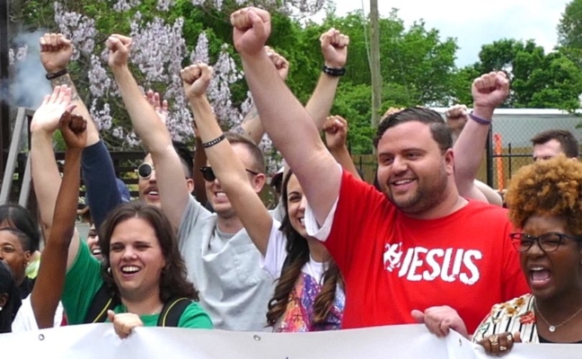 Jeffrey McCall at Freedom March