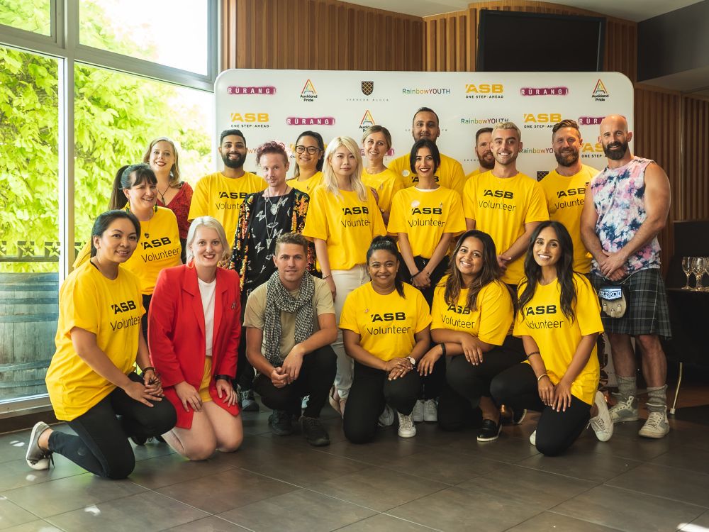 ASB volunteers at the premier of the movie Rurangi