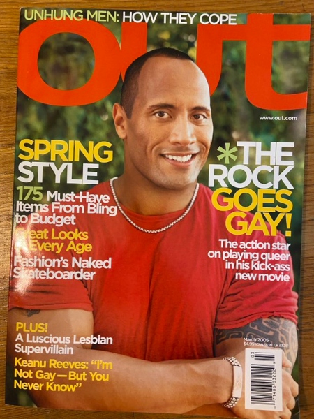 Dwayne ‘The Rock’ Johnson OUT Cover