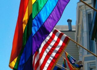 LGBTQ+ Flag USA
