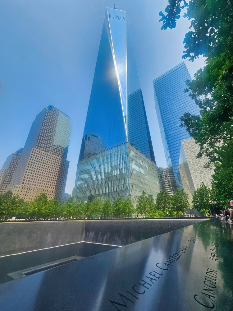 World Trade Centre One, and the World Trade Centre Memorial